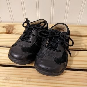 Stride Rite Toddler Baby Boy Black Loafer Dress Shoes